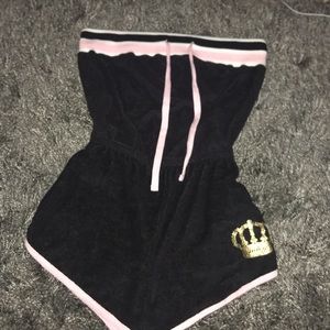 Juicy couture strapless romper